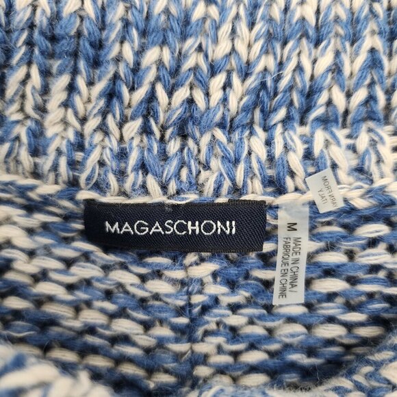 MAGASCHONI Merino Wool Double Breasted Thick Winter Knit Coat Cardigan - Picture 3 of 4